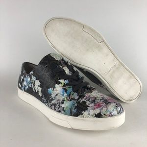 CALVIN KLEIN Floral Imilia Tennis Shoes Womens 8